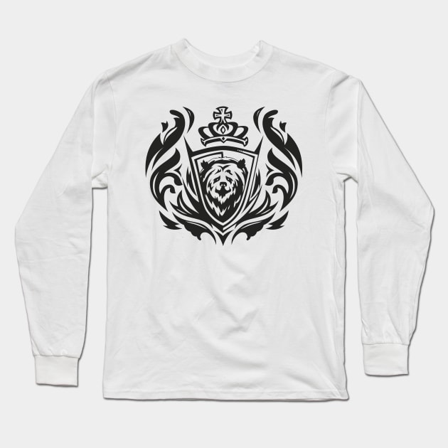 Bear Long Sleeve T-Shirt by Whatastory